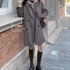 H&M oversized wool-blend coat